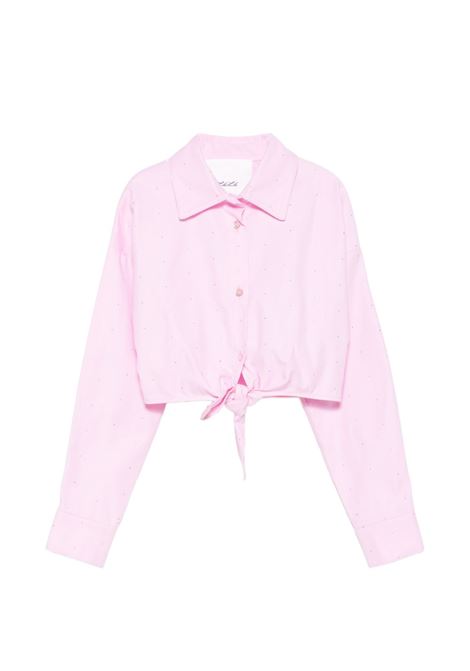 Camica rosa crop Lù-Lù BY MISS GRANT | LL4299ROSA